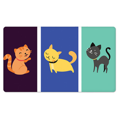 Fridge Magnet Rectangle - Kitties
